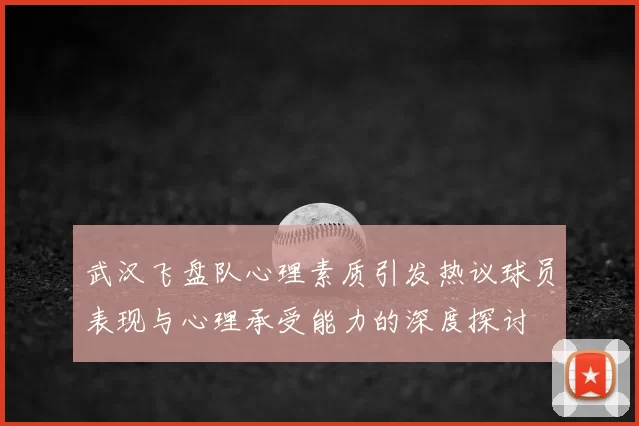 武汉飞盘队心理素质引发热议球员表现与心理承受能力的深度探讨