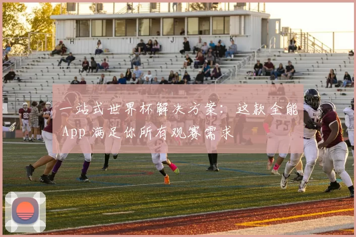 一站式世界杯解决方案：这款全能 App 满足你所有观赛需求