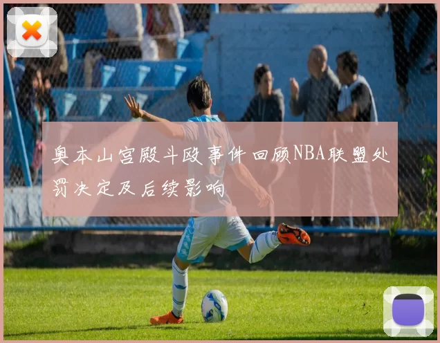 奥本山宫殿斗殴事件回顾NBA联盟处罚决定及后续影响